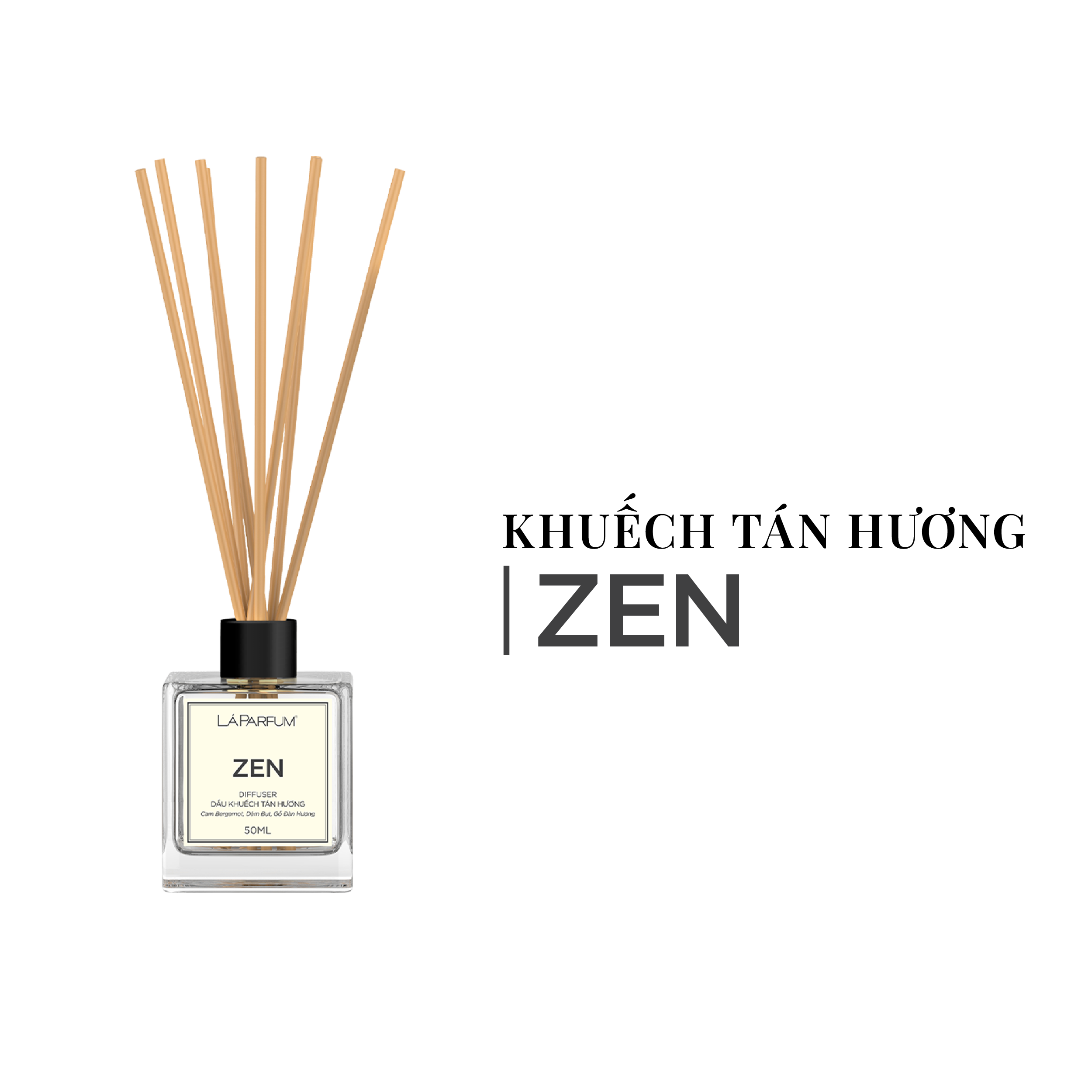 Tinh dầu hương thơm lá parfum zen dầu khuếch tán hương - 50ml