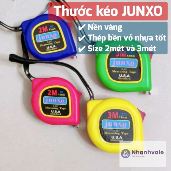 Thước kéo junxo nền vàng / nhỏ gọn & tiện dụng
