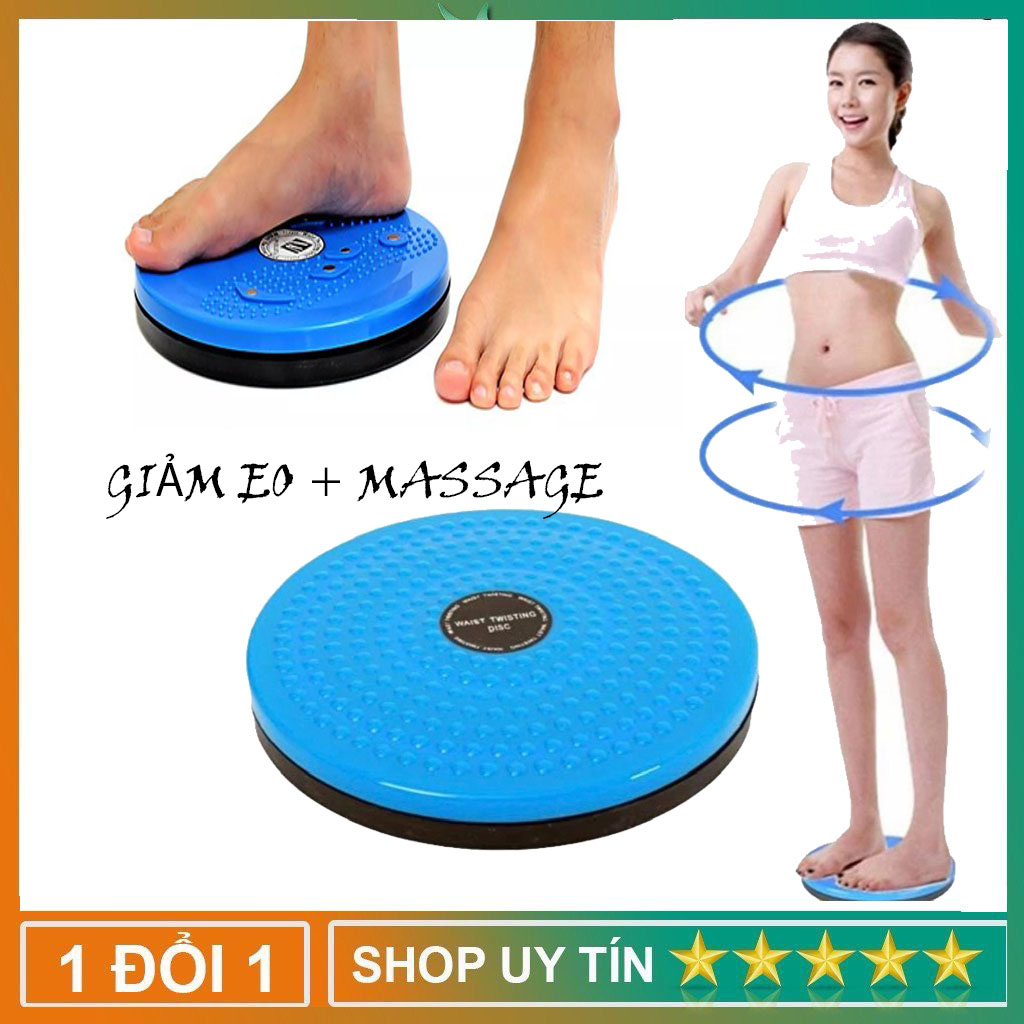 Dụng Cụ Xoay Eo, Đĩa Xoay Eo Tập Thể Dục 360 Độ Bàn Xoay Tập Cơ Bụng Cho Eo Thon Tại Nhà Và Phòng Gym Có Hạt Massage Bàn Chân Cực Tốt.