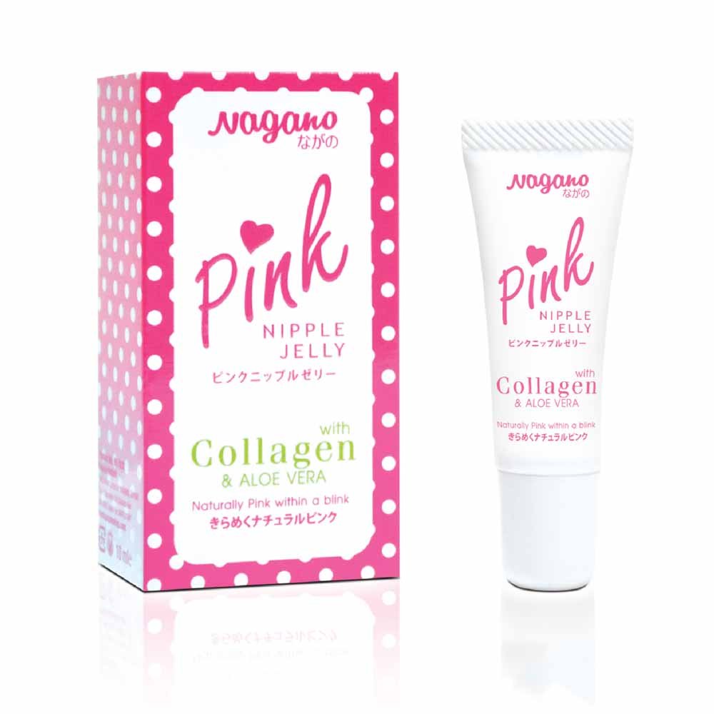 Kem Làm Hồng Nhũ Hoa Nagano Japan 10ml-Pink Nipple Jelly-Kem giữ cho nhũ hoa hồng xinh son trẻ