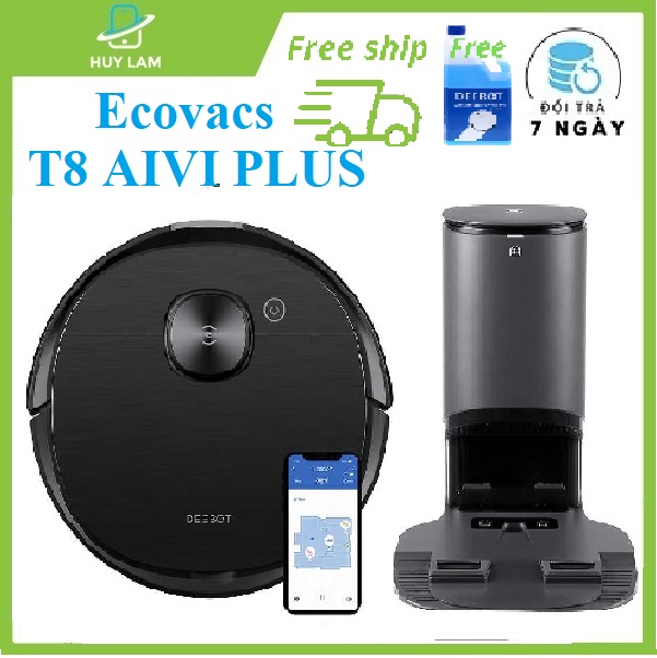 Robot hút bụi lau nhà Ecovacs Deebot T8 AIVI plus