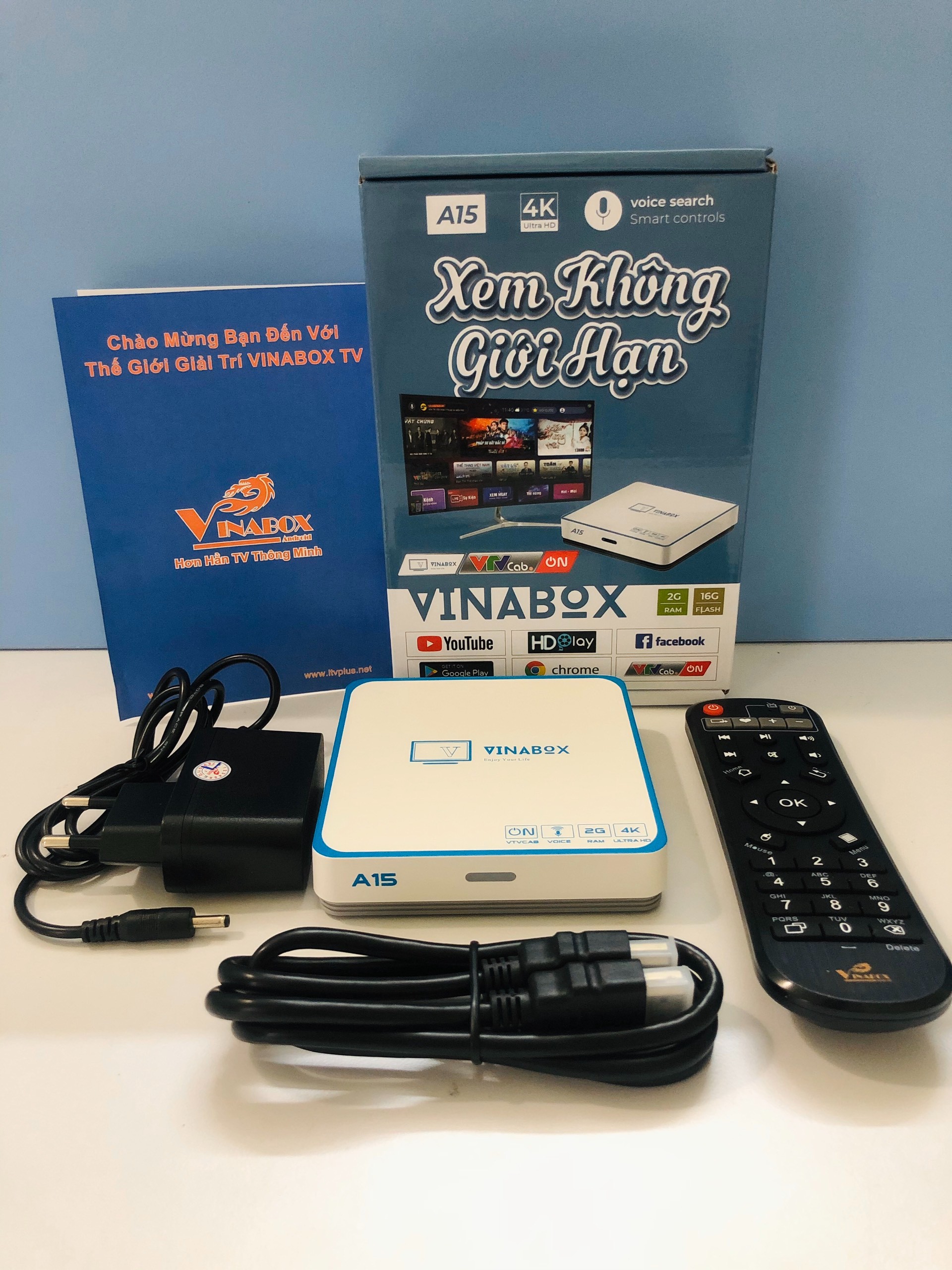Android tv box vinabox a15 - ram 2gb rom 16gb