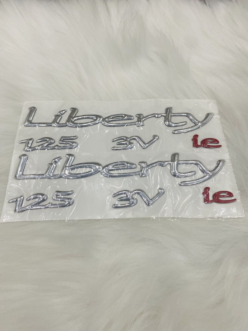 Cặp tem dán xe máy liberty 125 3v ie kiểu zin theo xe siêu đẹp