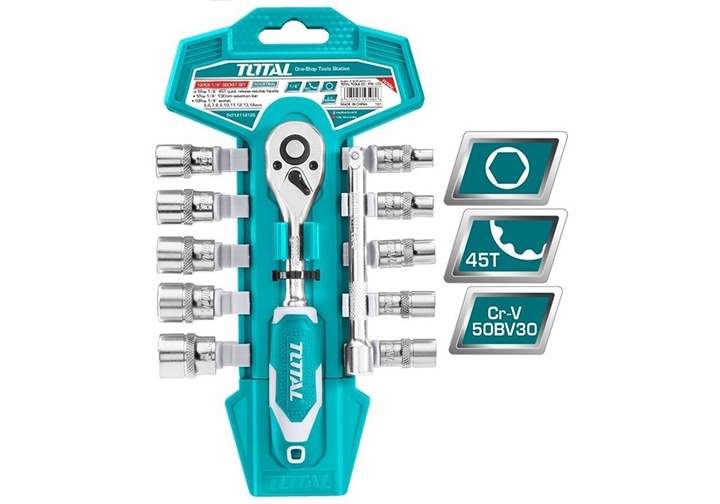 Bộ 12 shocket 1/4 inch total tht14114126