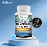 Viên nang Balincer Magnesium Glycinate hỗ trợ giấc ngủ bình thường, tâm trạng thư thái và duy trì sức khỏe xương khớp (30, 60, 120 viên).