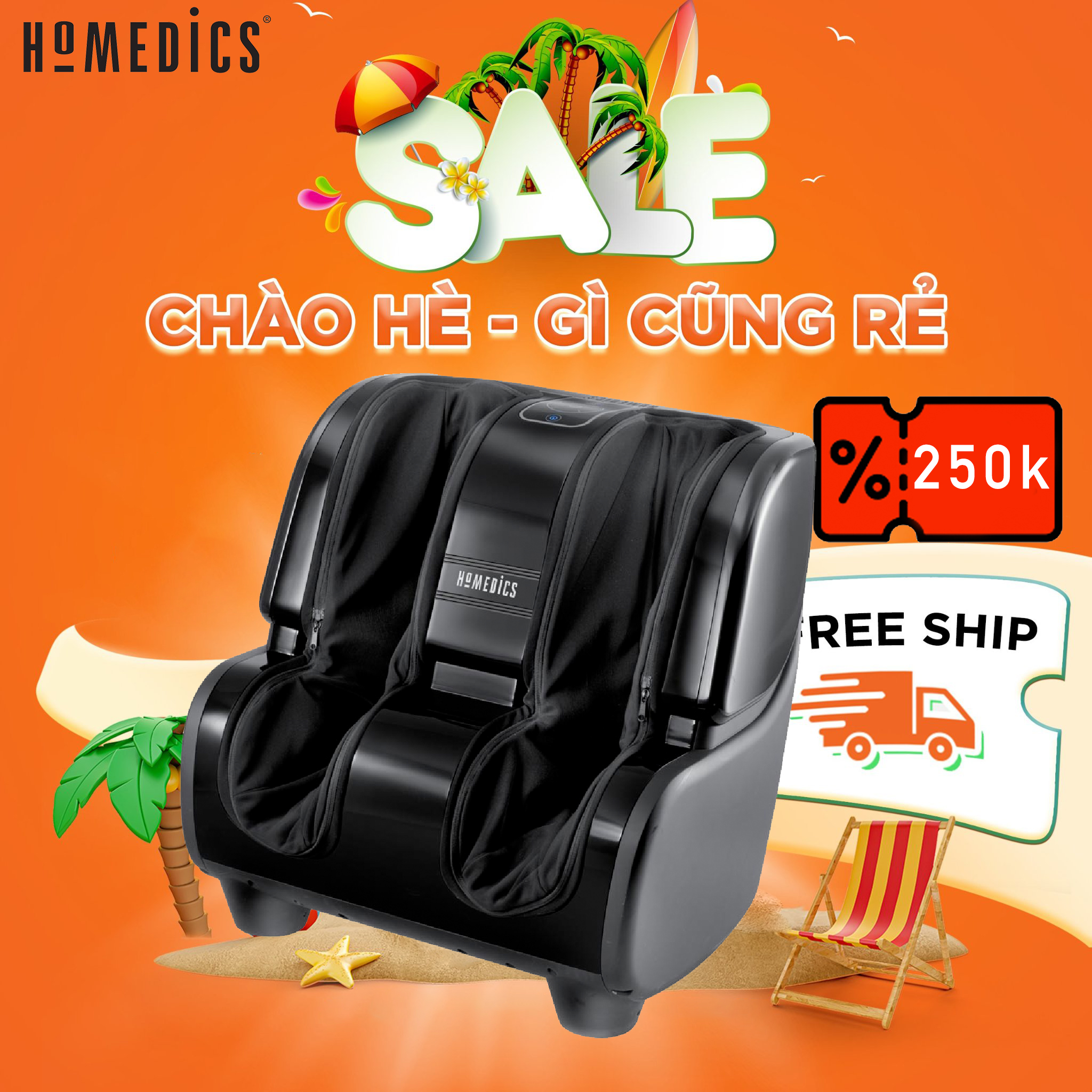 Máy mɑssage bàn chân và bắp chân cao cấp fms-400hj - tặng bộ đổi nguồn bảo hành chính hãng tặng mã giảm giá 200k bảo hành chính hãng 2 năm