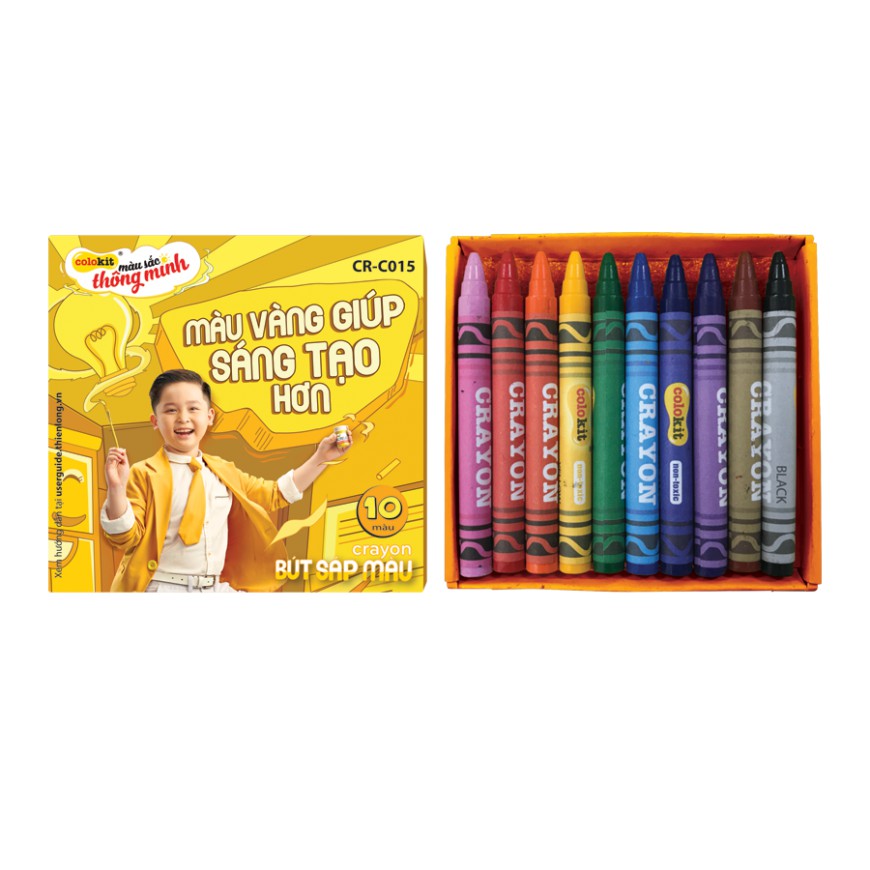 Bút sáp 10 màu cr-c015 - colokit đa dạng mẫu mã chất lượng sản phẩm đảm bảo và cam kết hàng đúng như mô tả
