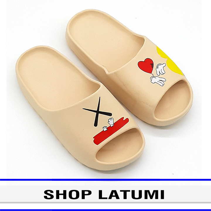 Dép bánh mì nữ Hot Trend siêu nhẹ êm chân hoạ tiết dễ thương thời trang Latumi TA6571 (Nhiều màu)