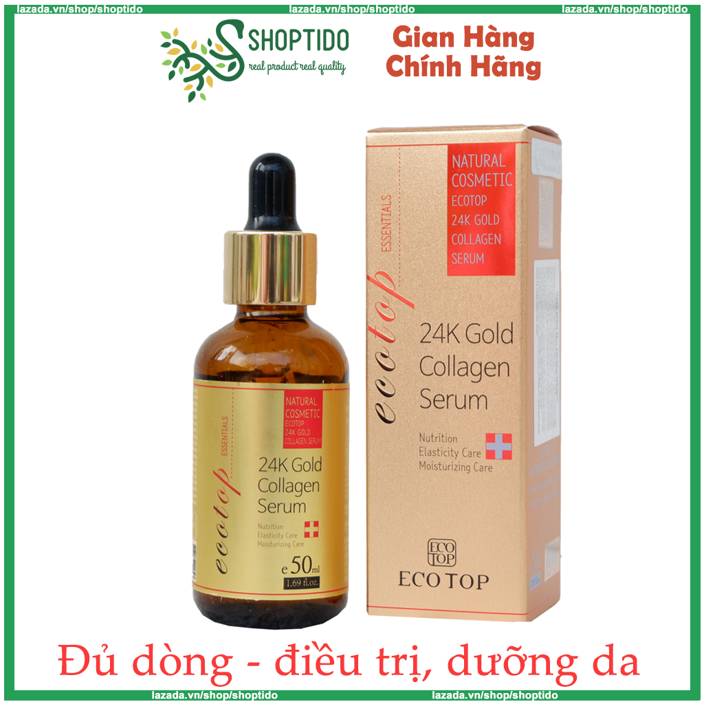 Serum ECOTOP Vàng Chống Lão Hoá Ecotop 24k Gold Collagen 50ML Hàn Quốc
