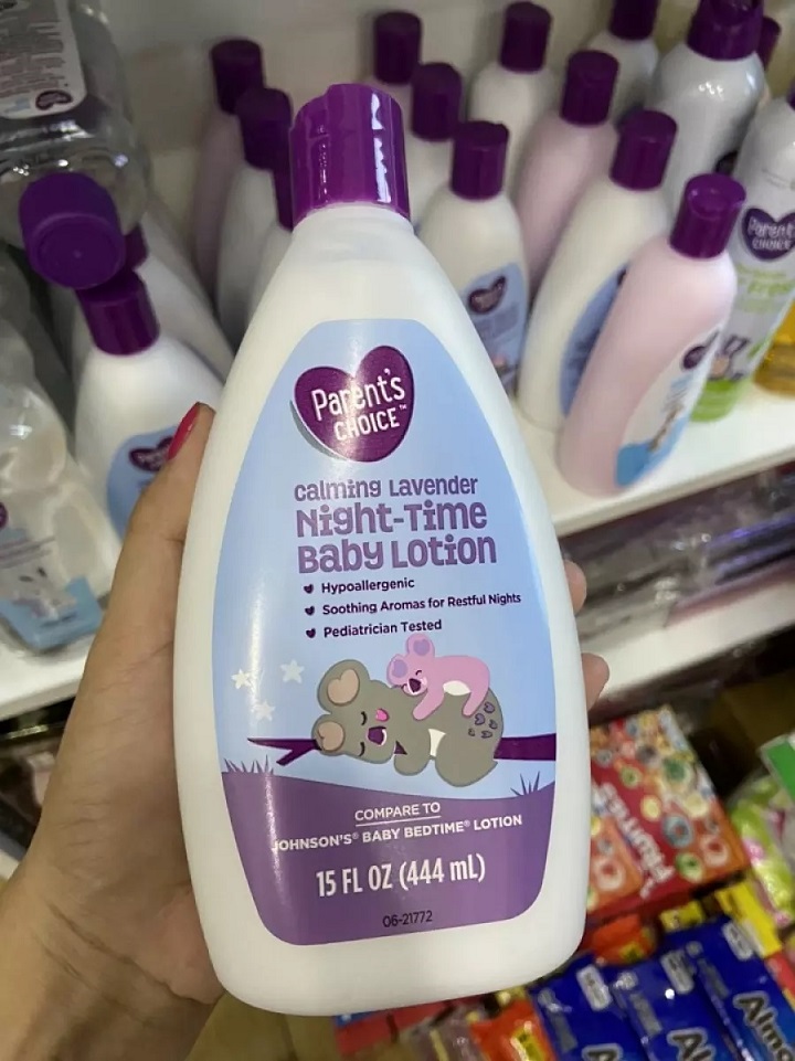 Kem dưỡng da cho bé Parents Choice Baby Moisture Lotion 444ml