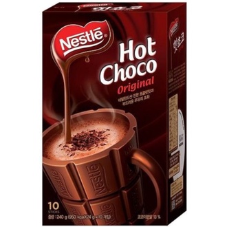Bột Cacao Hot Choco Hàn Quốc 240g  10goix24g