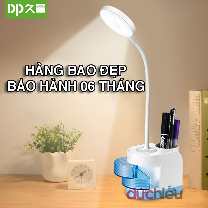 [ Hàng chất lượng - BH 06 tháng ] Đèn học để bàn tích điện cảm ứng 3 chế độ ánh sáng vàng nắng chống cận thị - Đức Hiếu Shop