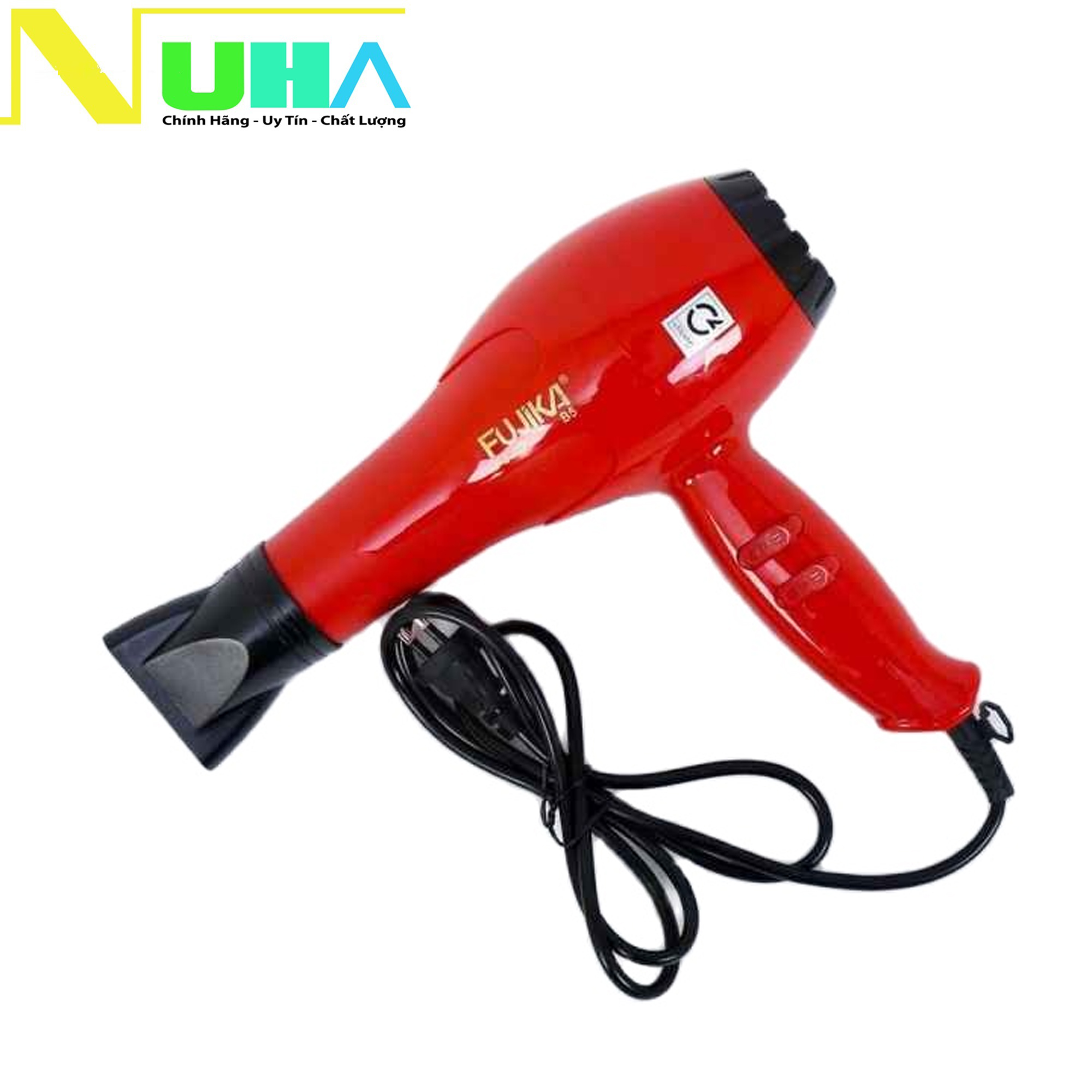 [Hàng chính hãng]Máy Sấy Tóc 1800W Fujika FJ-02 B5 Với 2 Chế Độ Sấy Tiện Lợi Bảo Vệ Tóc Chuyên Dụng Cho Gia ĐìnhCho Quán-Bảo hành 12 tháng - Dự kiến giao 24/6