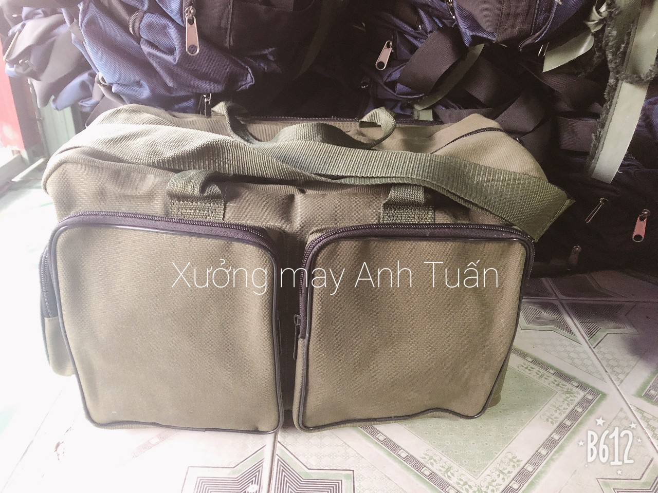 [HCM]Túi đựng đồ nghề - Ngang bố size đại 20 inch cao cấp vải bố 100%
