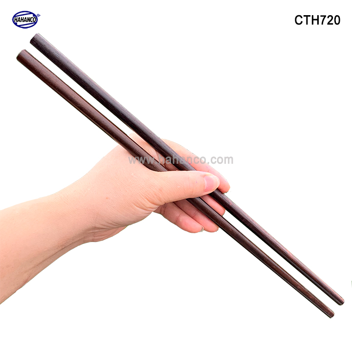 Đũa xào nấu Gỗ Trắc Việt Nam, không độc hại khi gặp nhiệt độ cao (1 Đôi) - HAHANCO - CTH720