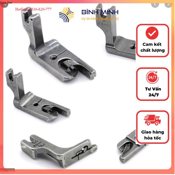 Chân vịt cuốn lai, cuốn biên máy may công nghiệp
