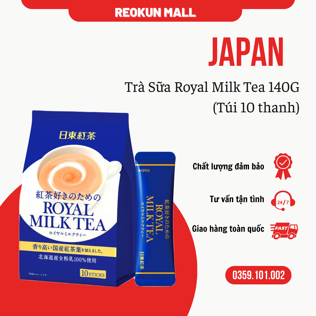 Bột trà sữa royal milk tea 140g