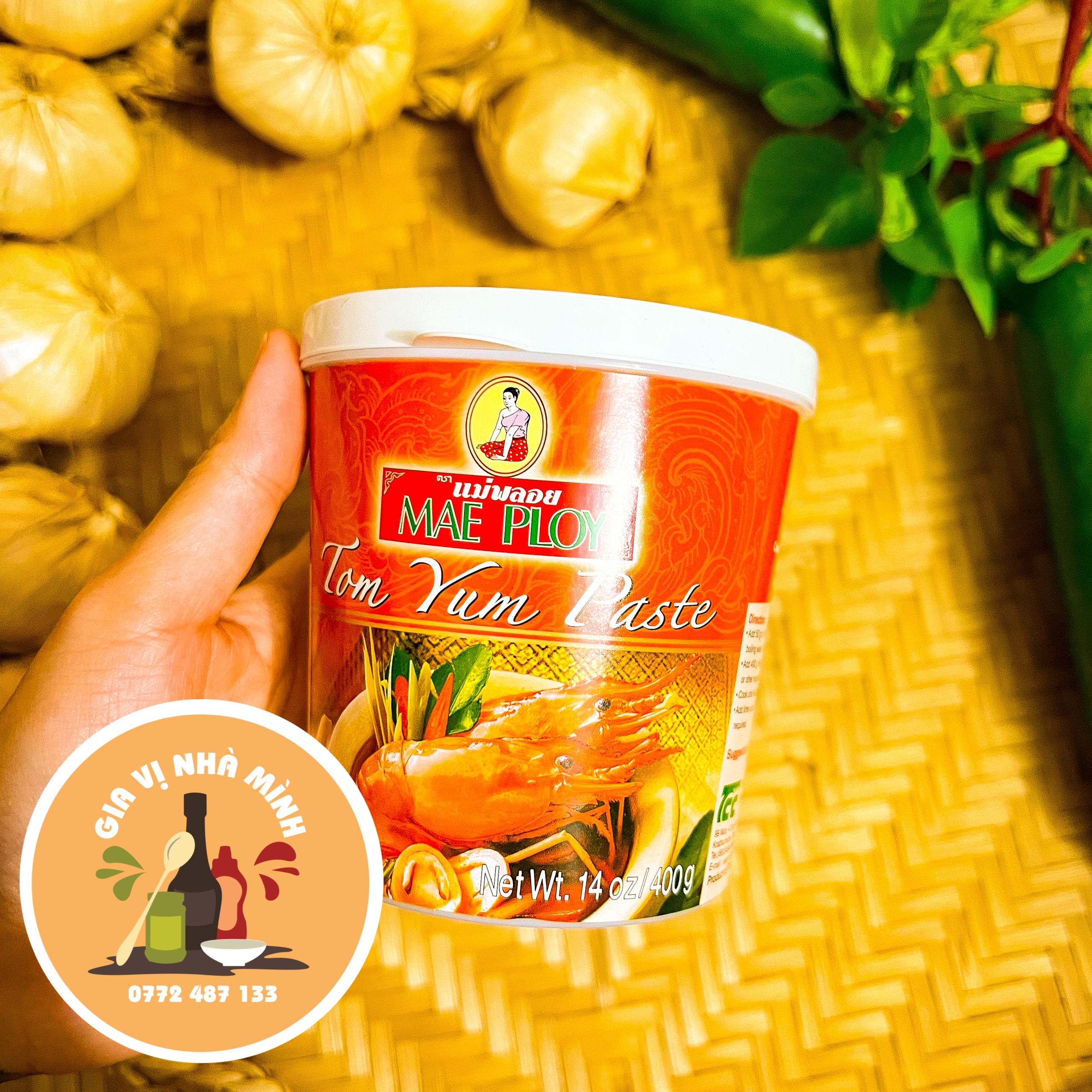 Gia vị lẩu thái hiệu mae ploy- hủ 400gr
