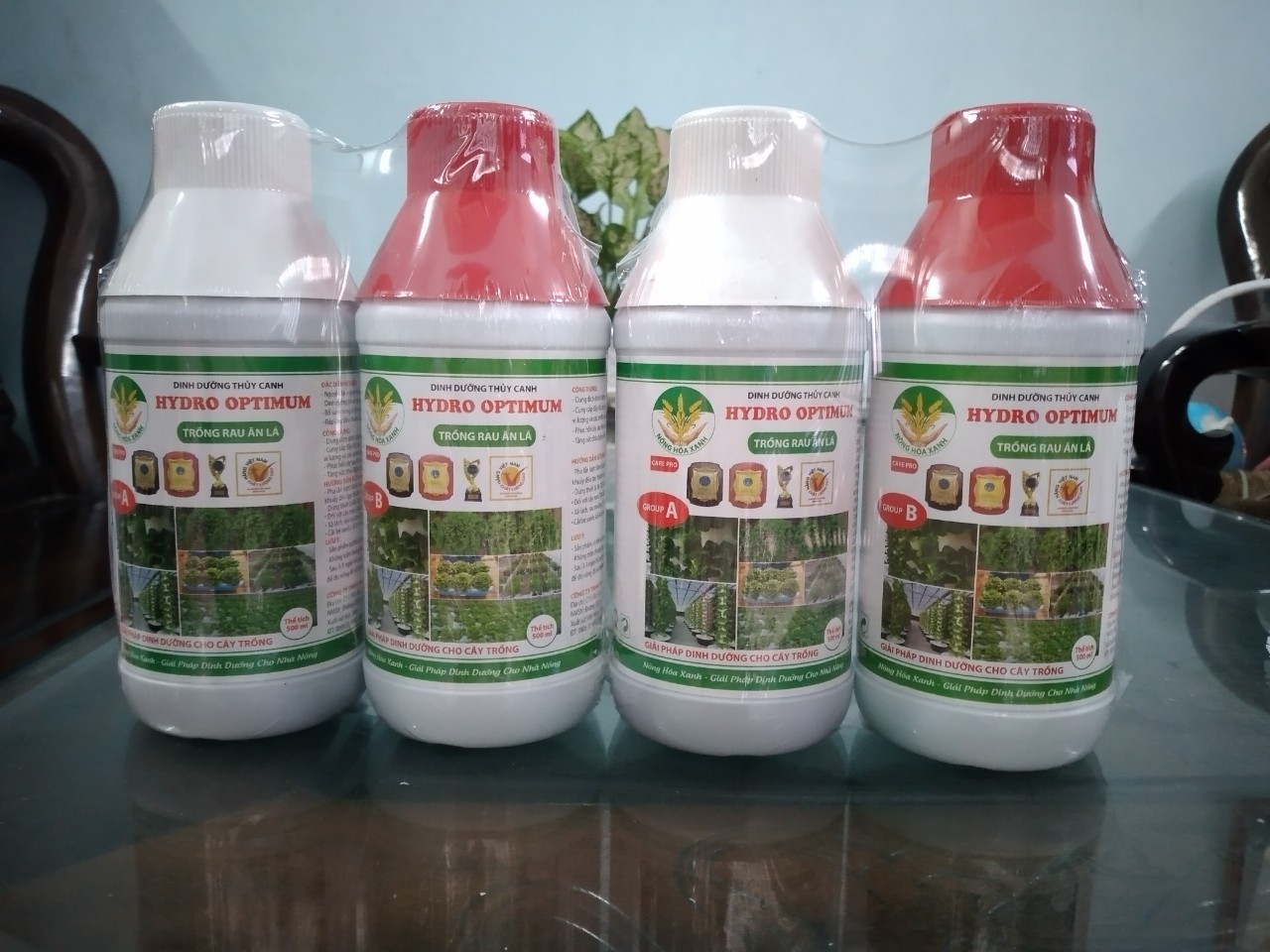 Combo dung dịch thủy canh trồng rau cao cấp-hydro optimus 1000ml/1 cặp