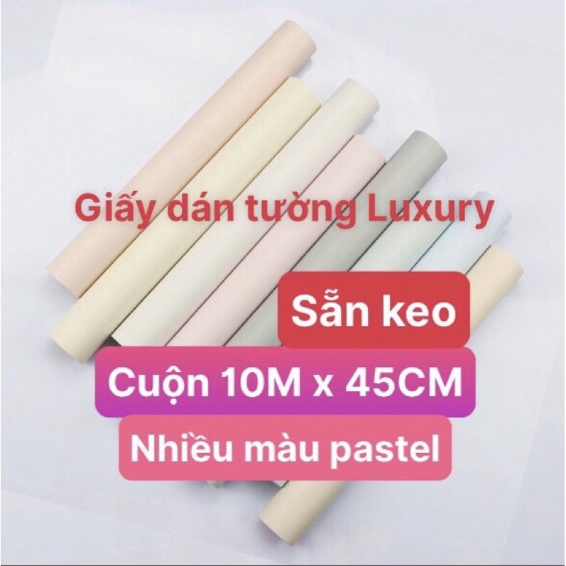 Giấy dán tường 10Mx45CM decal dán tường giá rẻ dán phòng ngủ dán tủ quần áo chống nấm mốc