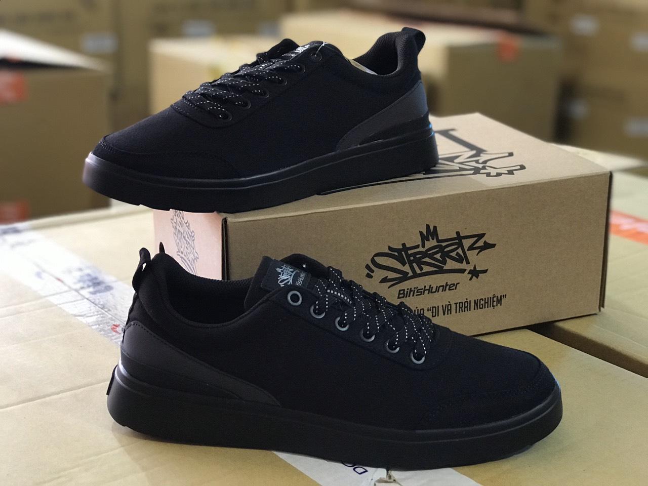 Giày Thể Thao Nam Street - Midnight Black Inverted DSMH01303DEN (Đen)