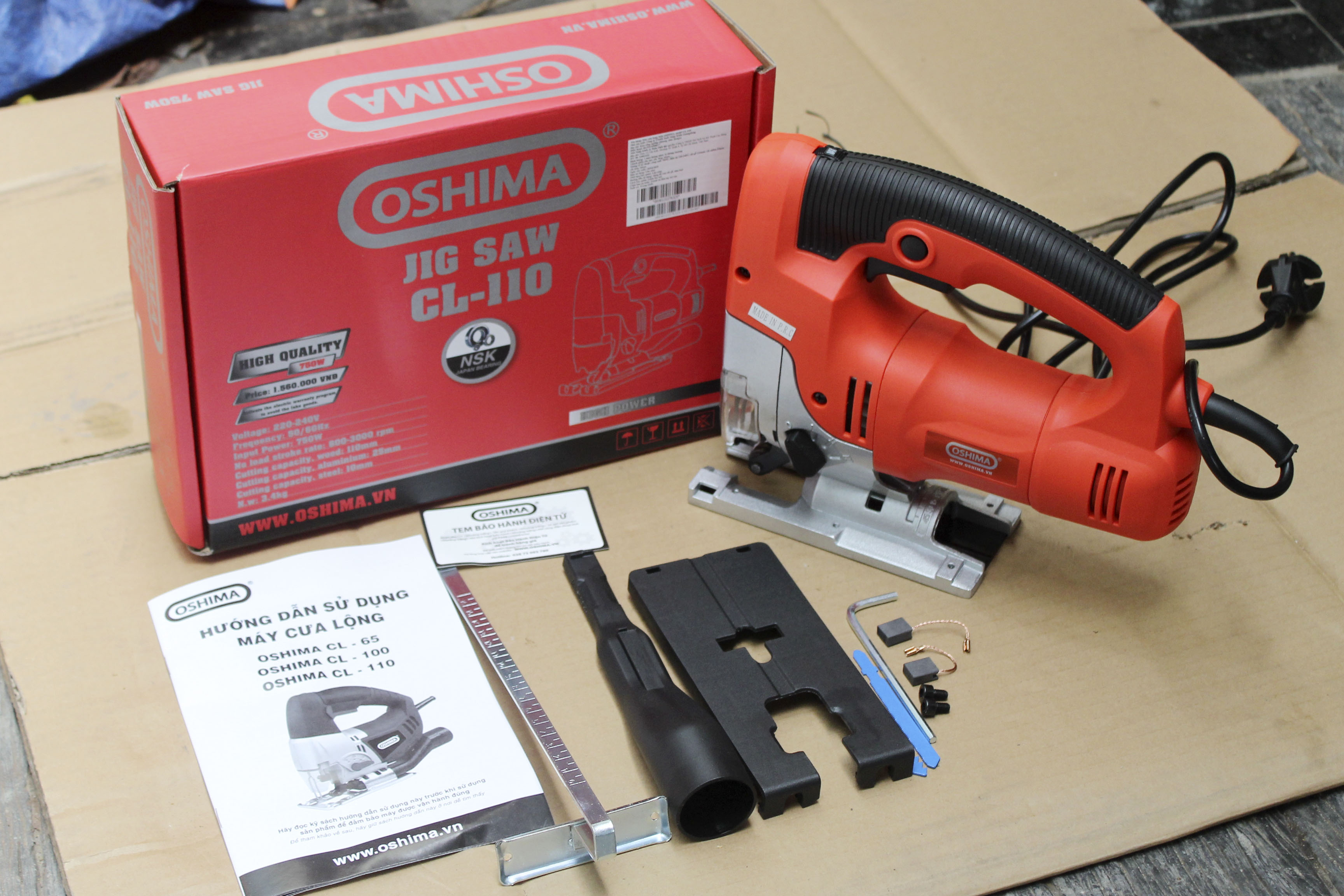 Máy cưa lọng oshima cl 110 750w