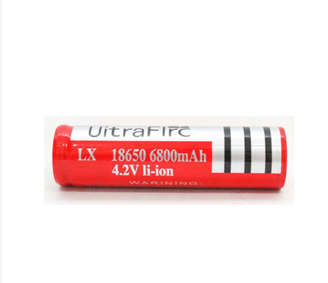1 viên pin sạc ultra fire 18650 6800mah 4.2v li-ion