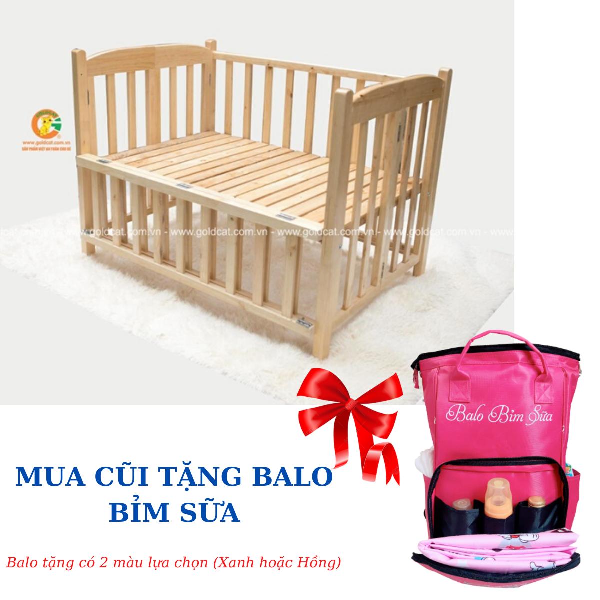 Cũi trẻ em gỗ quế mộc goldcat