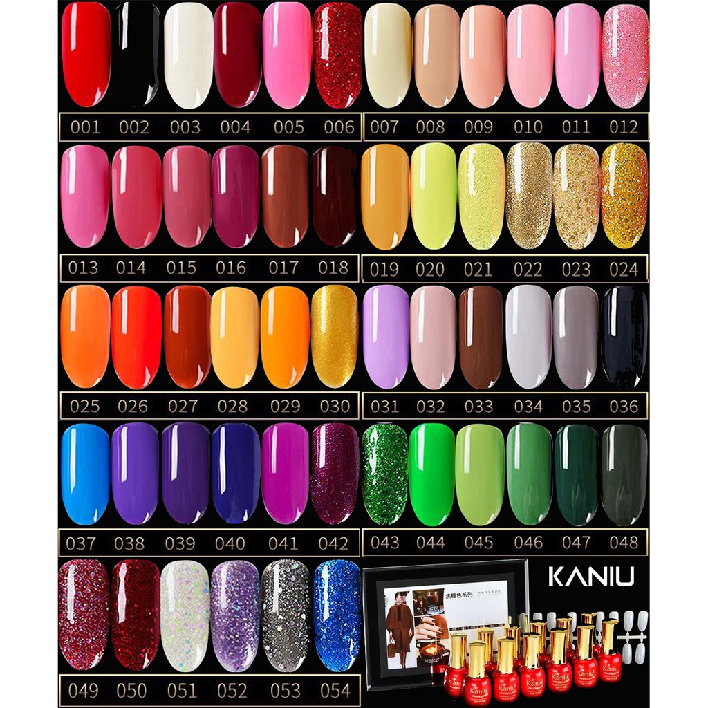 Bán Lẻ Chọn Màu Sơn Gel Kaniu Chăm Sóc Trang Trí Móng Làm Nail shopinail
