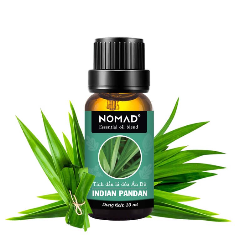Tinh Dầu Thiên Nhiên Lá Dứa Ấn Độ Nomad Essential Oil Blend - Indian Pandan