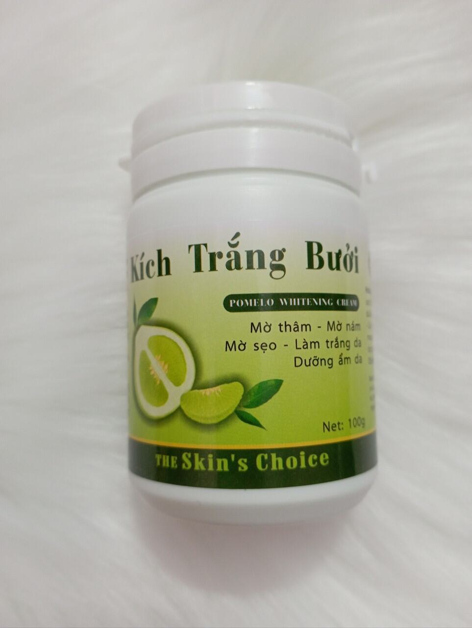 Kem kích trắng body bưởi