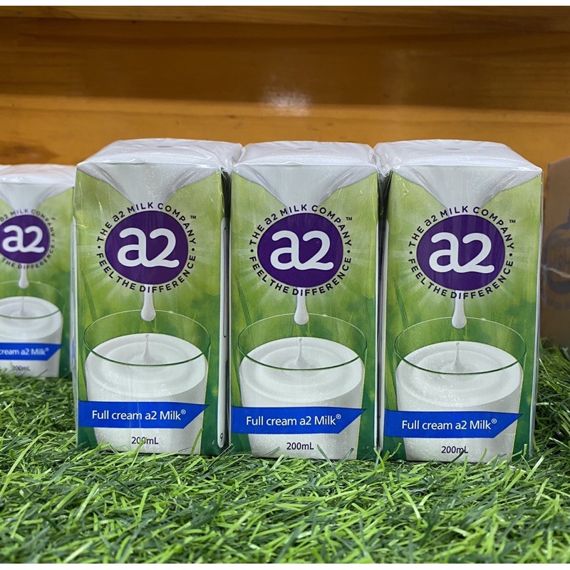 [Thùng 24hộp] Sữa tươi tiệt trùng nguyên kem A2 dạng nước 200ml/hộp date T10/2021 - 1 thùng (24 hộp)