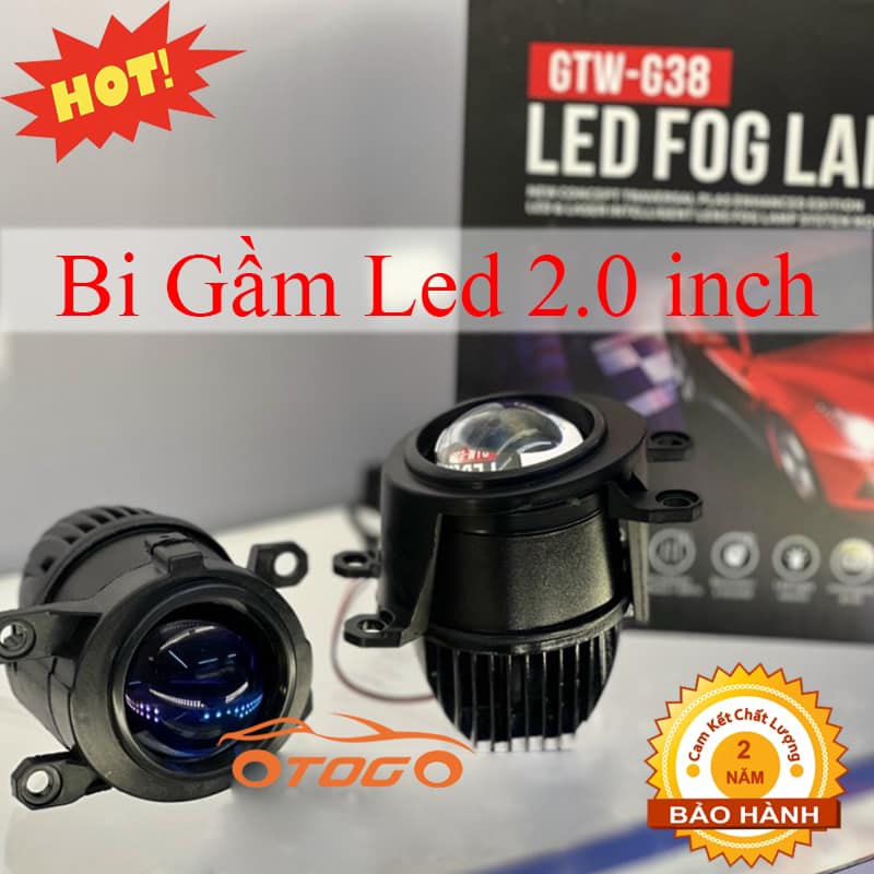 đèn led bi gầm G38 lắp gầm oto siêu sáng 12V-24V-bh 36 tháng. kích thước 2.0-2.5inch
