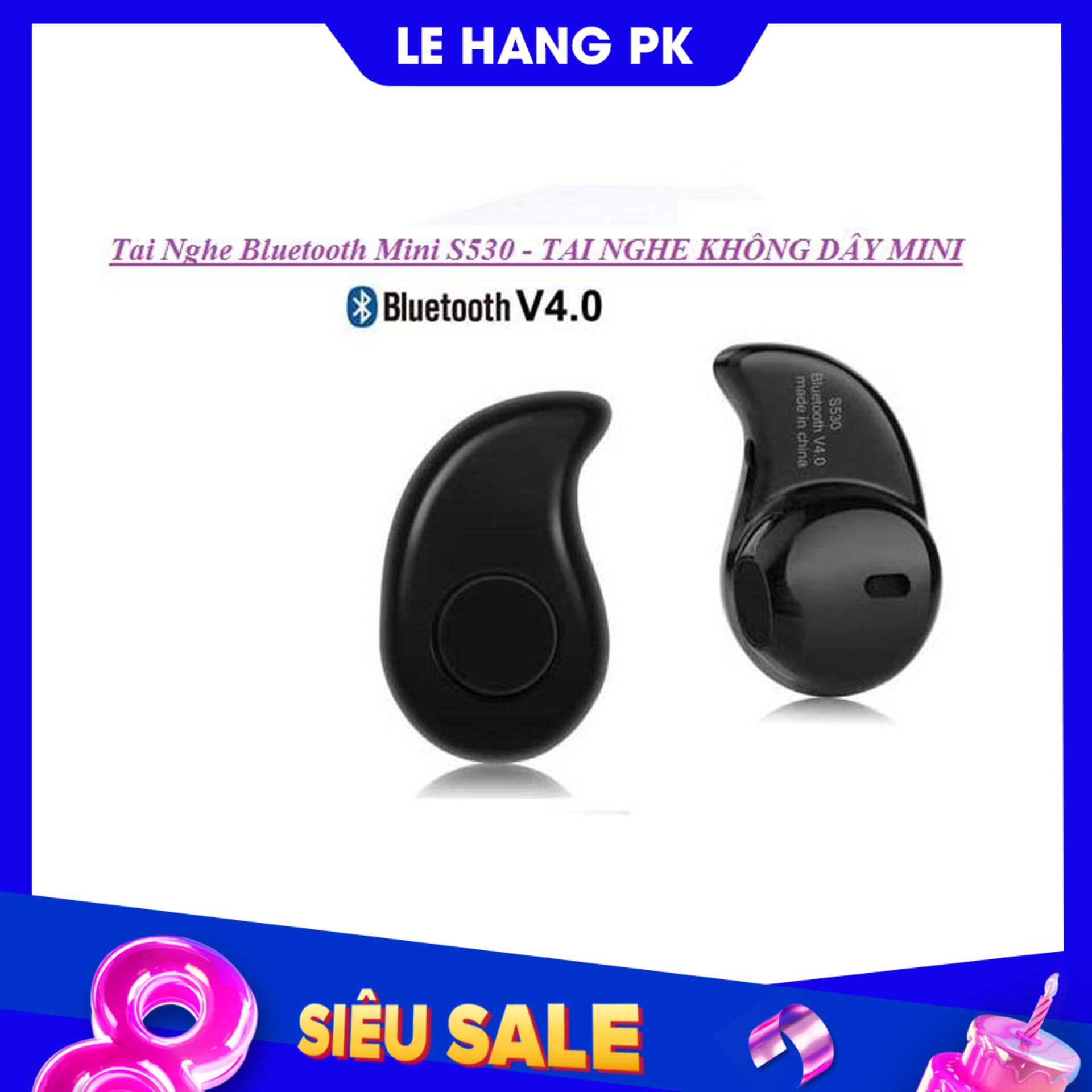 Tai nghe Bluetooth mini S530 Bluetooth 4.0