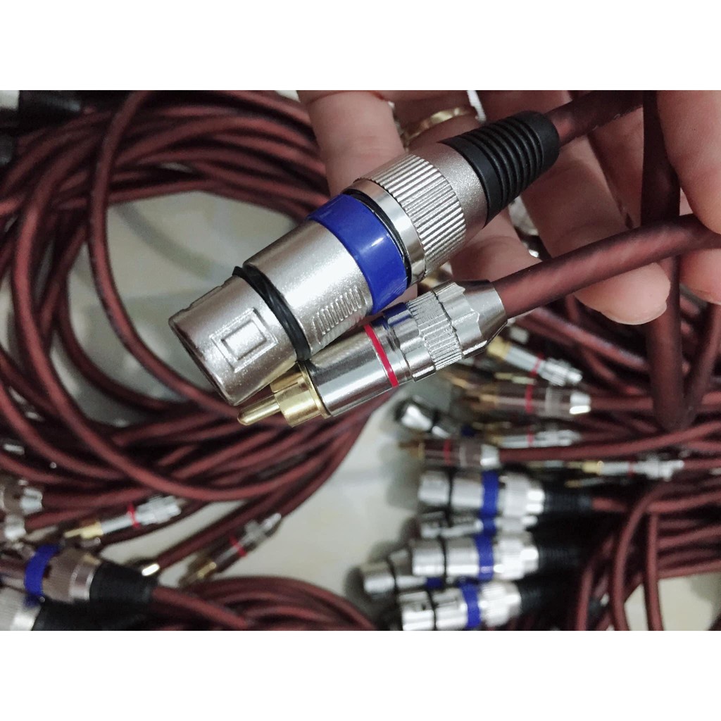 Dây Jack Canon Cái ra AV/Hoa sen