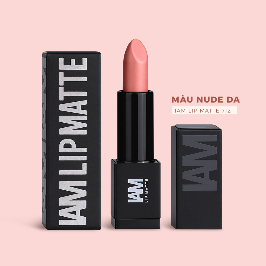 [HCM][KHẮC SON Miễn Phí] Son thỏi bán lì IAM Lip Matte 712 - IAM SUNNY - Màu nude da