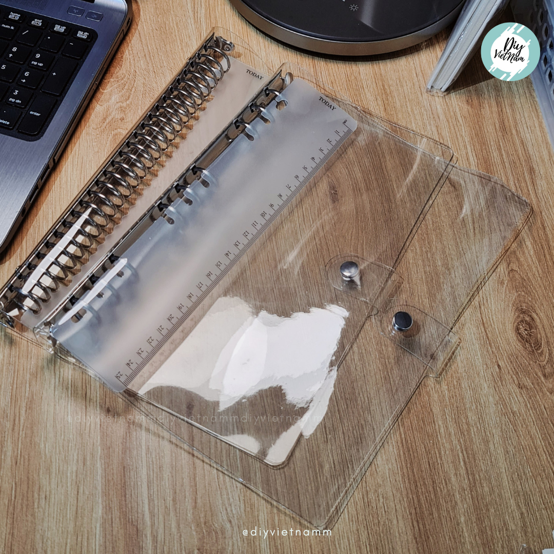 [HCM][KÈM GIẤY]PLANNER TRONG SUỐT B5 9/26 LỖ