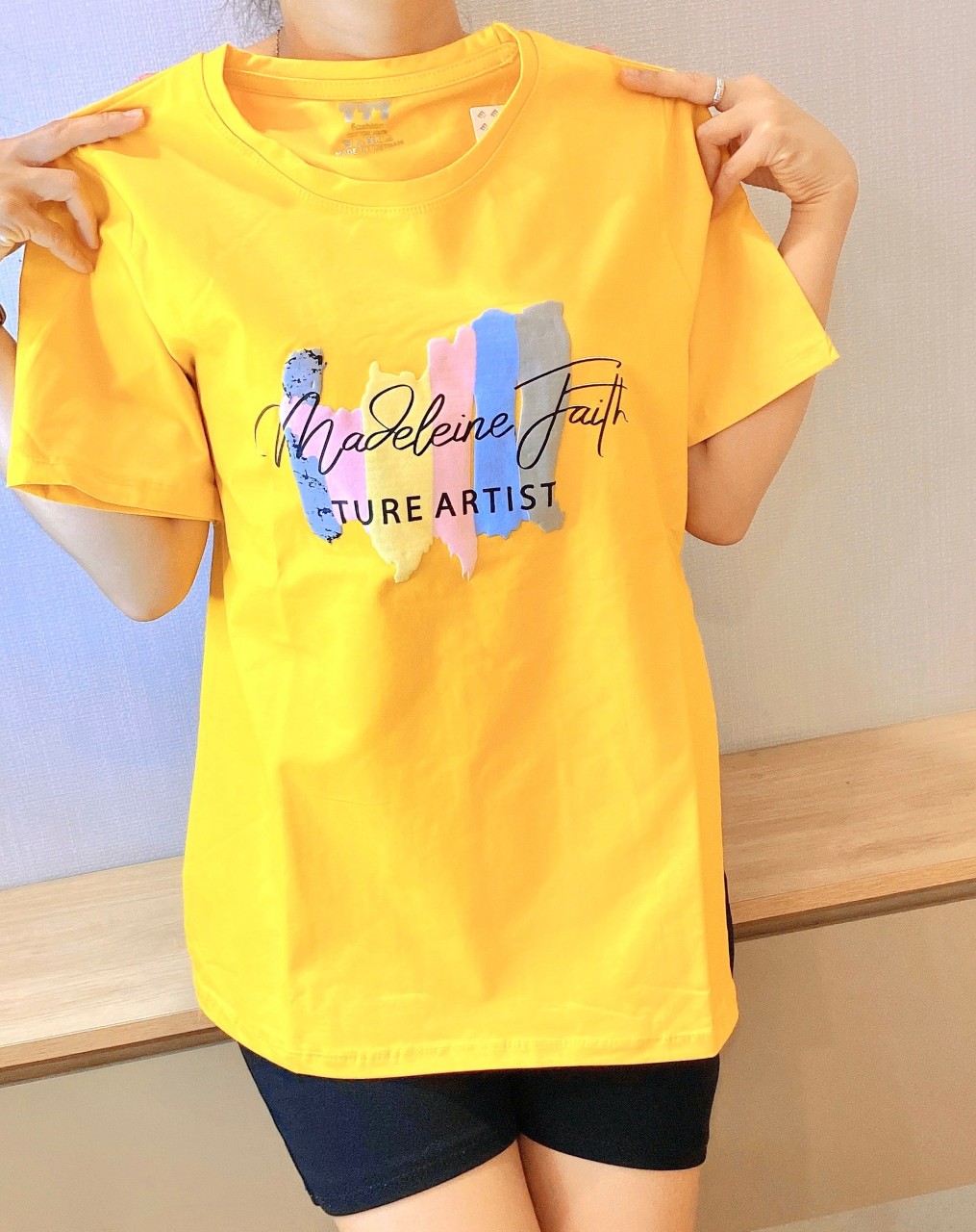 Women's t-shirt, Thai quality, medium cotton shirt, model A08