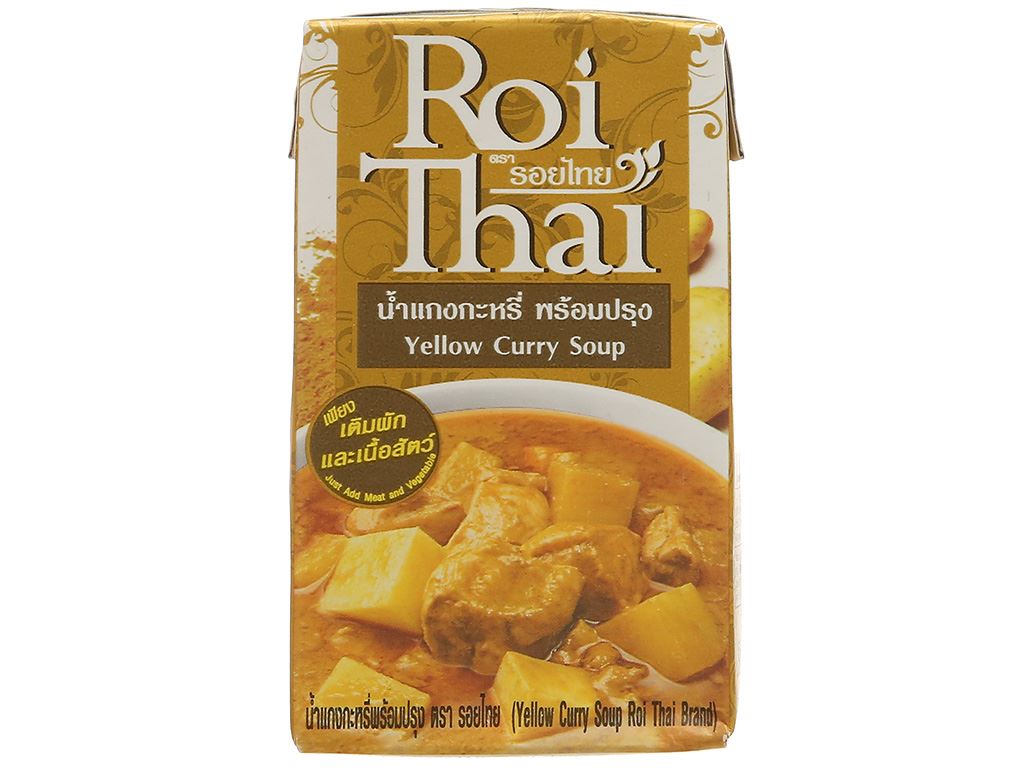 Soup cà ri vàng ROI Thái 250ml Chính hãng - Yellow Curry Soup ROI Thai 250ml