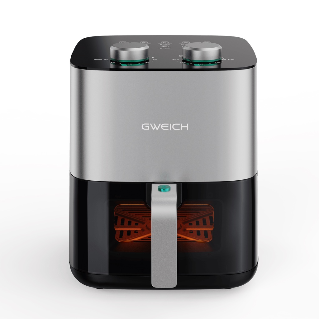 Nồi chiên không dầu GWEICH GWA-45M01 dung tích 4.5L - Thép không gỉ - Hàng chính hãng mới nguyên thùng