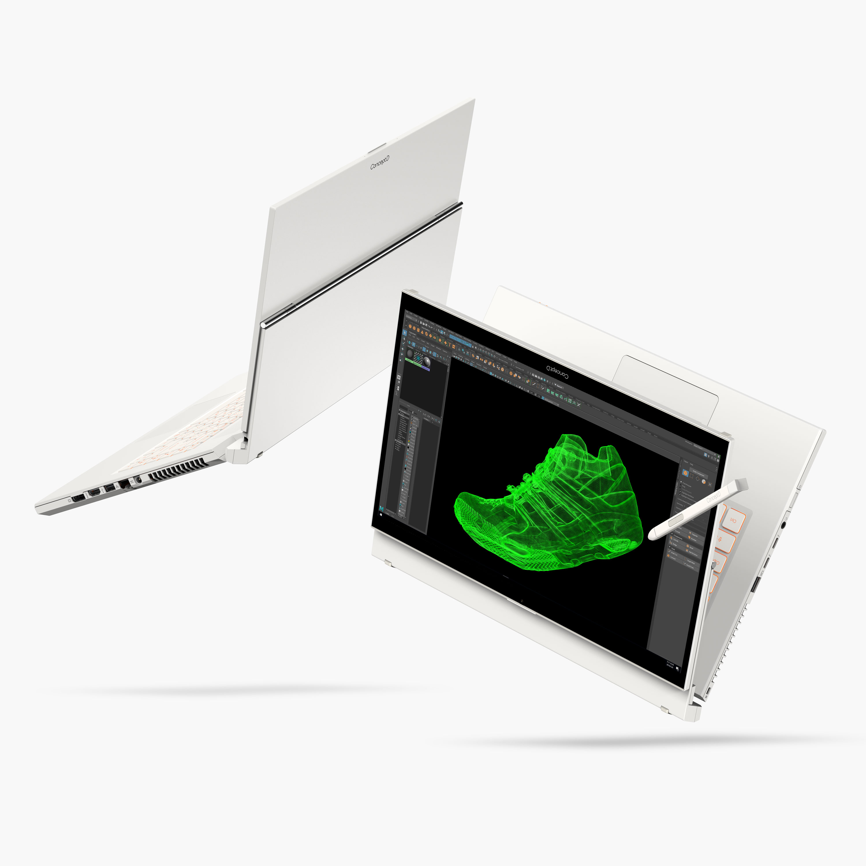 Laptop creator xoay gập conceptd 7 ezel màn cảm ứng 15.6" 4k ips pantone 100% srgb100% adobergbđộ sáng 400 nitsintel core i7 10875hgeforce rtx 2060 6gb gddr6memory 32gb ddr4 1tb ssd nvme windows 10 pro cc715-71-7940