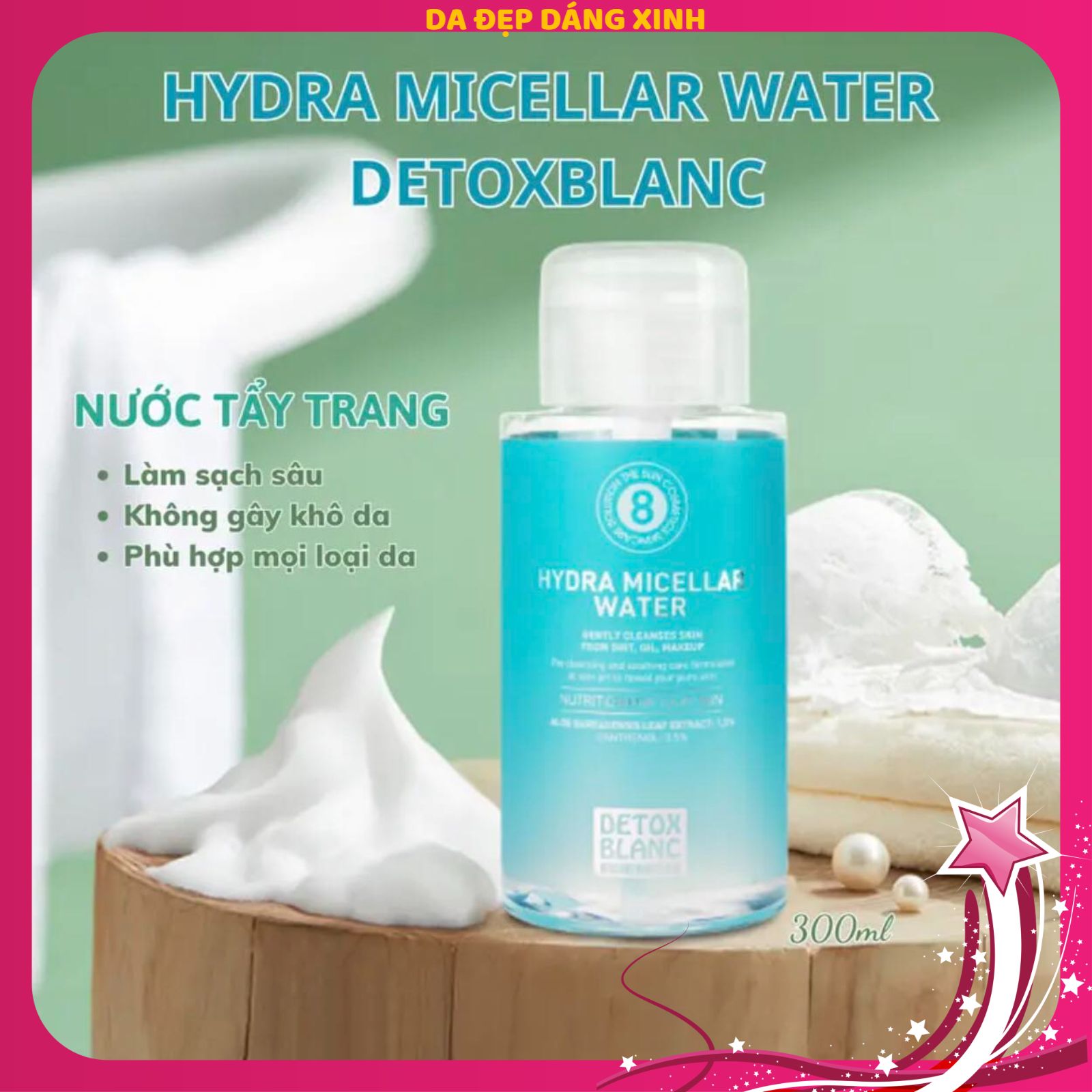 Nước tẩy trang Detox blanc 300ml
