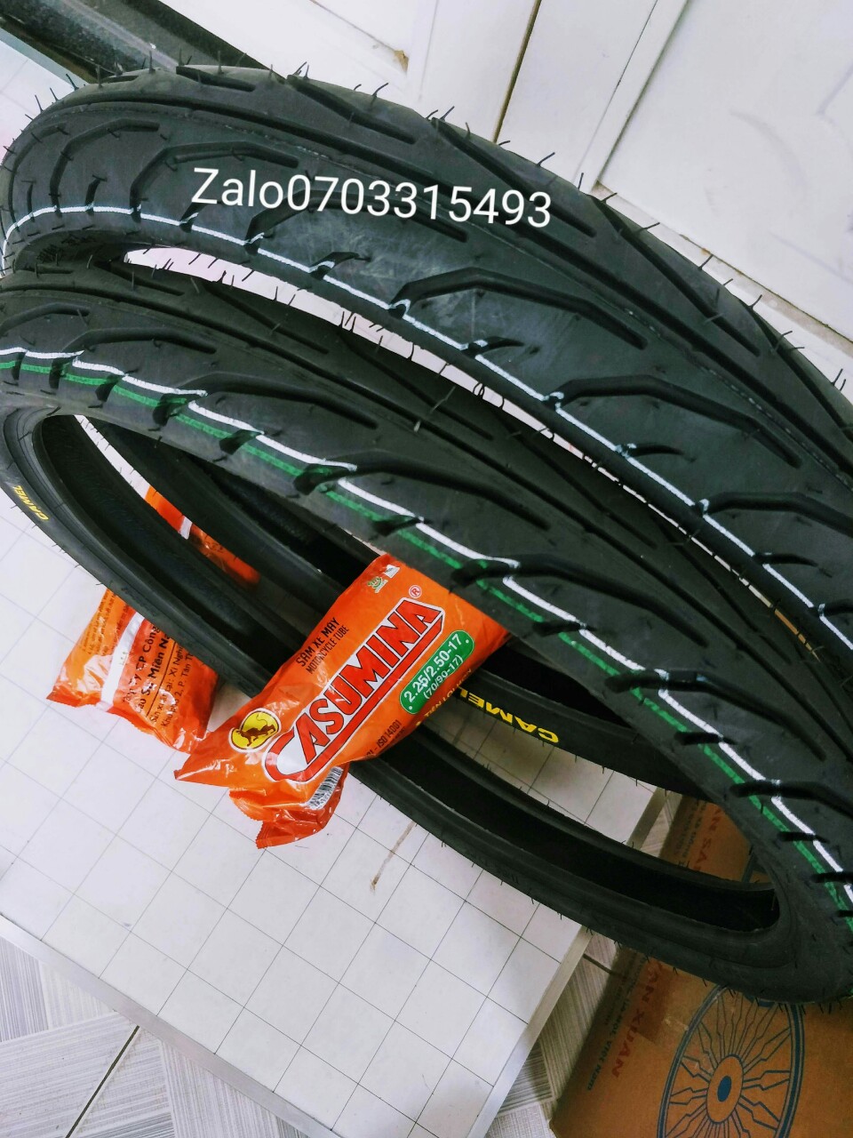 [HCM]Cặp vỏ ruột CAMEL 60/80.70/80  17 IN gắn các loại xe < 2 CAI >