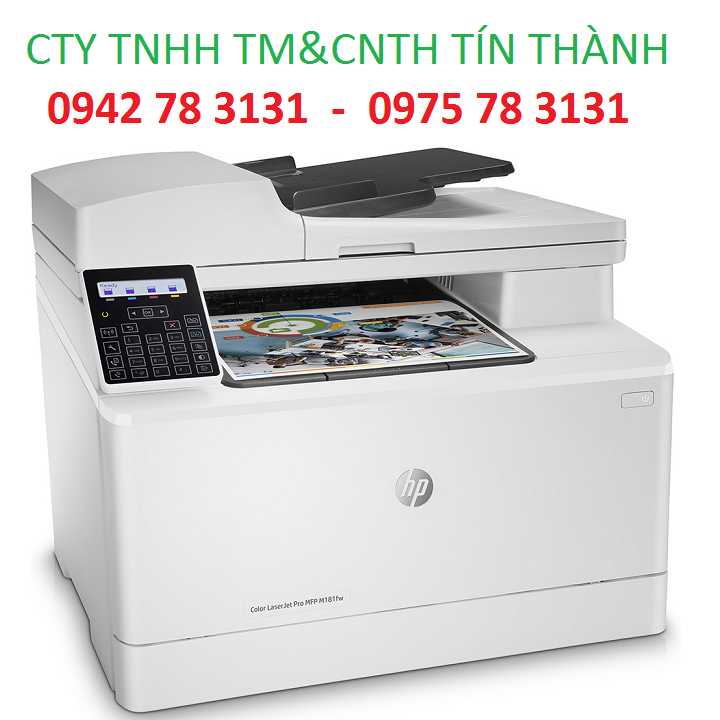 Máy in đa chức năng hp color laserjet pro m181fw
