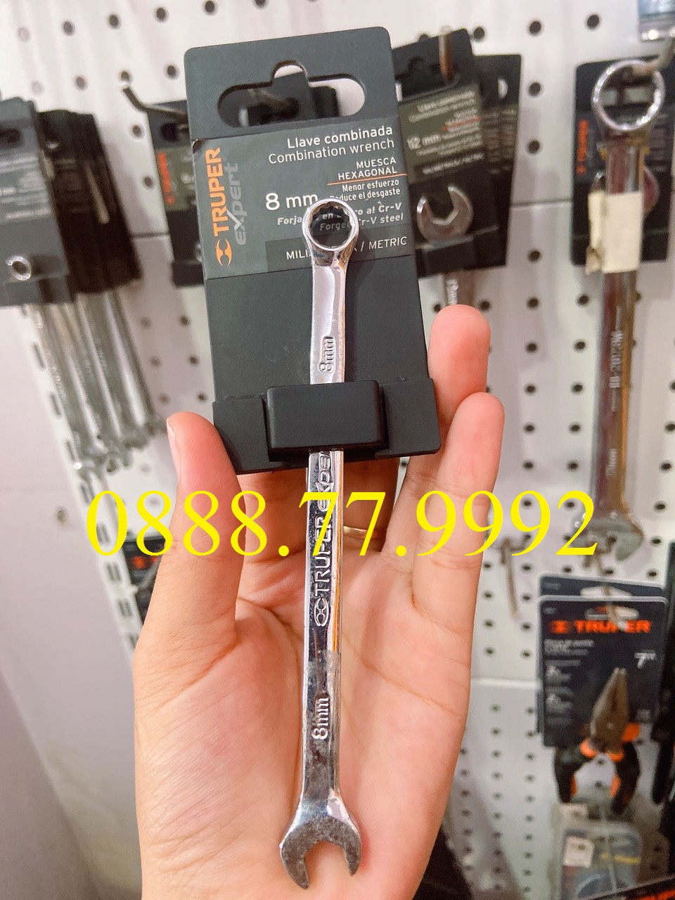 Cờ lê vòng miệng 8mm truper - 15612