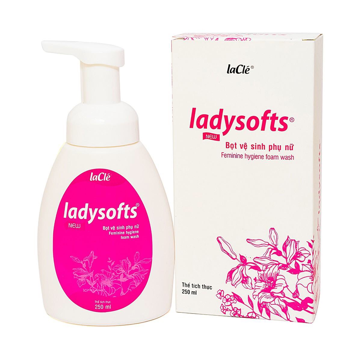 Bọt vệ sinh phụ nữ Ladysoft Feminine Hygiene laCle làm sạch, duy trì pH