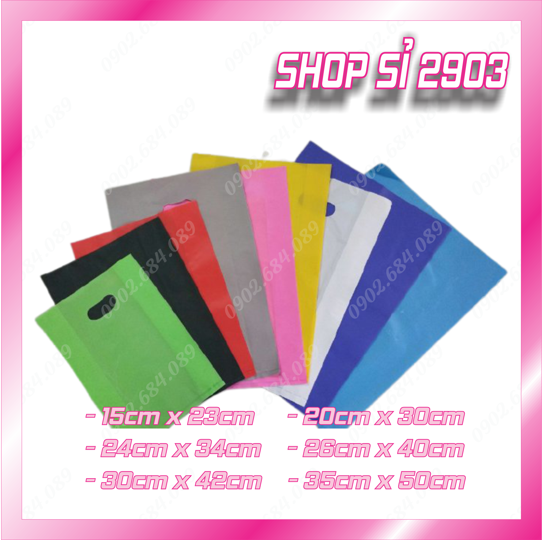 Túi xốp gói hàng màu