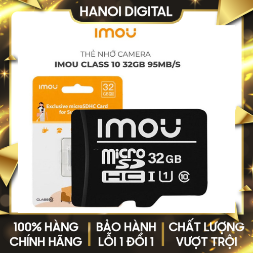 Thẻ nhớ camera IMOU 32GB / 64GB Class 10 ( Bảo hành chính hãng 5 năm )