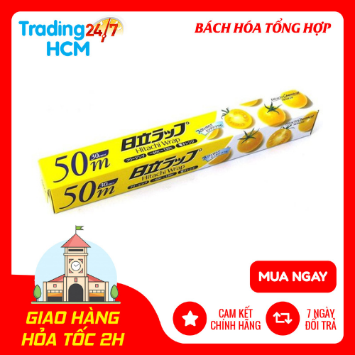 Màng bọc thực phẩm 30cm x 50m hitachi cao cấp nội địa nhật bản