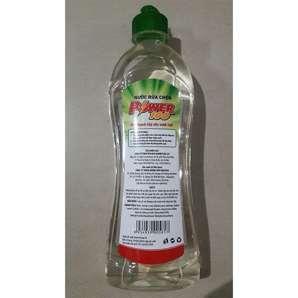 NƯỚC RỬA BÁT POWER 100 (400ML)